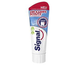 Signal Dentifrice 24h - Protection des caries - Soin dentaire avec minéral de calcium naturel pour une protection complète - 75 ml