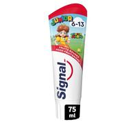 SIGNAL - Dentifrice Enfant 6-13 ans Fluoré Saveur Fruits Rouges, Protection Dentaire Ludique (Tube 75 mL) - Le Lot De 3