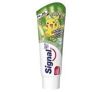 SIGNAL - Dentifrice Enfant 7 ans et plus - Goût menthe douce - Protection contre les caries - Design Pokémon - Dosage en Fluor adapté - 97% d'ingrédients d'origine naturelle - 75ml