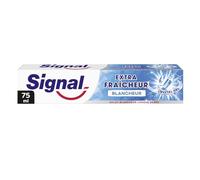 SIGNAL - Dentifrice Extra Fraîcheur Blancheur | Éclat et fraîcheur | Pour un sourire éclatant | le tube de 75mL | LOT DE 4