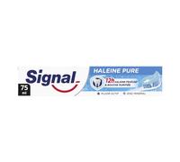 SIGNAL - Dentifrice Haleine Pure - 12h d'haleine fraiche - Bouche purifiée - 95% d'ingrédients d'origine naturelle - 75ml
