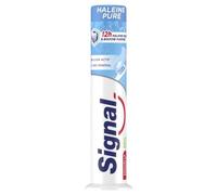 SIGNAL - Dentifrice Haleine Pure doseur - 12h d'haleine fraiche - Bouche purifiée - 95% d'ingrédients d'origine naturelle - 100ml