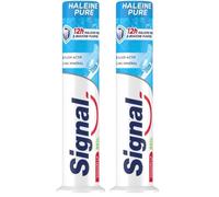 SIGNAL - Dentifrice Haleine Pure doseur - 12h d'haleine fraiche - Bouche purifiée - 95% d'ingrédients d'origine naturelle - 100ml (Lot de 2)