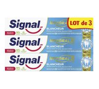 SIGNAL Dentifrice Integral 8 Blancheur Effet Prébiotique lot de 3 dentifrices de 75ml