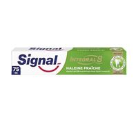 SIGNAL - Dentifrice Integral 8 Haleine Fraîche Effet Prébiotique | Onctueux et Savoureux | Pour une bouche fraîche et saine | le tube de 75mL | LOT DE 4