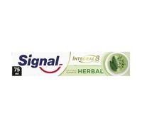 SIGNAL - Dentifrice Integral 8 Nature Elements Herbal | Un goût savoureux et onctueux | Pour une hygiène dentaire complète | le tube de 75mL | LOT DE 4