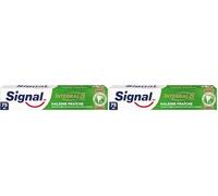 SIGNAL - Dentifrice Integral 8 Nature Haleine Fraîche Effet Prébiotique -Protection Complète 3x plus efficace - 95% d’ingrédients d’origine naturelle - 75ml (Lot de 2)