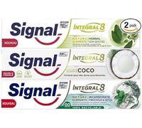 Signal Dentifrice Integral Antibactérien Nature Elements Coco Blancheur+ Integral Fraicheur & Détox+ Nature Elements Coco Blancheur