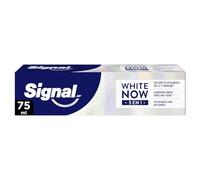 SIGNAL - Dentifrice White Now 3-en-1, Éclat et Protection Anti-Taches, Tube Pratique 75mL - lot de 3 - Vendu par Lot