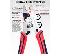 Signal enquêter ZSQ-08 8 en 1 Fibre Optique Dénudeur Optique Miller Ciseaux Pince À Fil - Type ZSQ-09