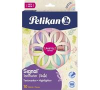 Signal-Highlighter Pelikan Pastel 10 couleurs