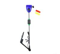 Signal LED fiable de 25 cm pour pêche à la carpe, avec clip de ligne réglable et paramètres de sensibilité (bleu)