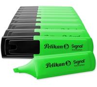 Signal Lot De 10 Surligneurs À Pointe Biseautée Vert Vif[Z1274]
