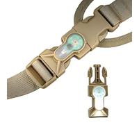 Signal Lumineux À Boucle, Balise Stroboscopique Étanche for Les Sports De Plein Air Tactiques, Lampe D'identification À 6 Couleurs avec Support À Dégagement Rapide(Tan(White))