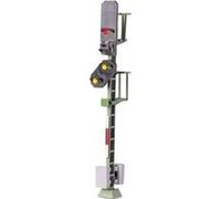 Signal lumineux de block de la Deutsche Bahn (chemins de fer allemands) avec signal dannonce, 6 LED G