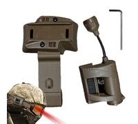 Signal lumineux de survie, rails de guidage ARC,Lampe de signalisation LED avec tige flexible - Système de montage de feux de signalisation de survie IR pour casques de sécurité, accessoires de casque