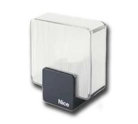 Signal Lumineux LED Clignotant NICE ELAC pour automatisme 230V avec antenne intégrée 433 MHz