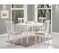 SIGNAL MEBLE Table Rectangulaire 4 Personnes - Fiord - 80 X 60 X 74 Cm - Blanc