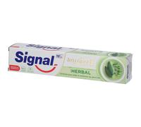 SIGNAL - Dentifrice Intégral 8 Nature Elements Herbal - Gencives renforcées - Zinc minéral - 96% d'ingrédients d'origine naturelle - 75ml