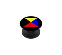 Signal Nautique Drapeau Lettre Z Maritime Bateau Alphabet PopSockets PopGrip Adhésif