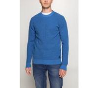 Signal Nicosi Structure Knit + Blue Slip Stream Mel Taille: M | Pulls Outlet | Homme | Bleu