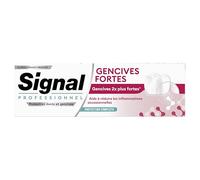 Signal Professionnel - Dentifrice Gencives Fortes - Protection complète - Réduit les inflammations occasionnelles et la mauvaise haleine - Gencives 2x plus fortes en 4 semaines - 75ml