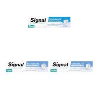 SIGNAL - Professionnel Dentifrice Prévention Minérale - Blancheur - des dents 4x plus fortes - restaure la blancheur naturelle des dents - 75ml (Lot de 3)