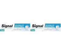 SIGNAL - Professionnel Dentifrice Prévention Minérale - Blancheur - des dents 4x plus fortes - restaure la blancheur naturelle des dents - 75ml (Lot de 2)