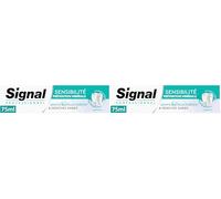 SIGNAL - Professionnel Dentifrice Prévention Minérale - Complet - des dents 4x plus fortes - 88% d'ingrédients d'origine naturelle - 75ml (Lot de 2)
