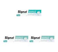 SIGNAL - Professionnel Dentifrice Prévention Minérale - Complet - des dents 4x plus fortes - 88% d'ingrédients d'origine naturelle - 75ml (Lot de 3)