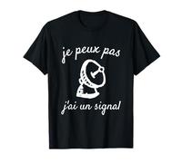 Signal Radio Telescope Ciel Astrologie Cadeau Humour Science T-Shirt