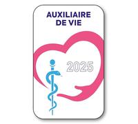 SIGNAL SAFETY Autocollant Sticker - Vignette Caducée 2025 pour Pare Brise en Vitrophanie - V1 Auxiliaire de Vie