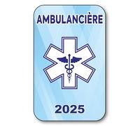 SIGNAL SAFETY Autocollant Sticker - Vignette Caducée 2025 pour Pare Brise en Vitrophanie - V10 Ambulancière