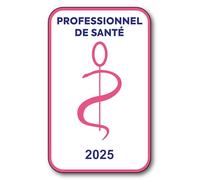 SIGNAL SAFETY Autocollant Sticker - Vignette Caducée 2025 pour Pare Brise en Vitrophanie - V6 Professionnel de Santé
