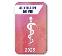 SIGNAL SAFETY Autocollant Sticker - Vignette Caducée 2025 pour Pare Brise en Vitrophanie - V7 Auxiliaire de Vie