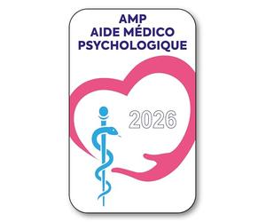 SIGNAL SAFETY Autocollant Sticker - Vignette Caducée 2026 pour Pare Brise en Vitrophanie - V1 AMP - Aide Médico Psychologique