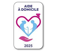 SIGNAL SAFETY Autocollant Sticker - Vignette Caducée 2026 pour Pare Brise en Vitrophanie - V11 Aide à Domicile