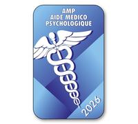 SIGNAL SAFETY Autocollant Sticker - Vignette Caducée 2026 pour Pare Brise en Vitrophanie - V5 AMP - Aide Médico Psychologique