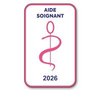 SIGNAL SAFETY Autocollant Sticker - Vignette Caducée 2026 pour Pare Brise en Vitrophanie - V6 Aide Soignant