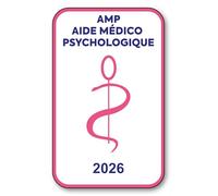 SIGNAL SAFETY Autocollant Sticker - Vignette Caducée 2026 pour Pare Brise en Vitrophanie - V6 AMP - Aide Médico Psychologique