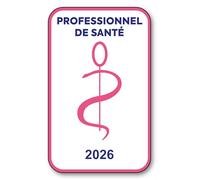 SIGNAL SAFETY Autocollant Sticker - Vignette Caducée 2026 pour Pare Brise en Vitrophanie - V6 Professionnel de Santé
