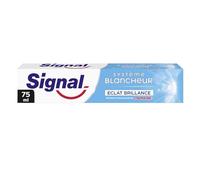 SIGNAL - Soin Dentaire Éclat et Blancheur, Texture Fraîcheur pour un Sourire Radieux (Tube 75 mL) - Le Lot De 4