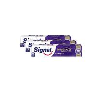 Signal Toothpaste 75ML Integral 8 Complete - Pack of 3 (3 x 75ml = 3 tubes)