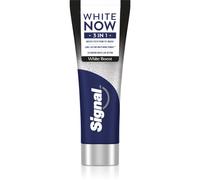 Signal White Now - Dentifrice 3 en 1 - White Boost - Charbon Actif - Blancheur Longue Durée Anti-Tache - Action Micellaire Nettoyante - 96% d'ingrédients d'origine naturelle - 2x75ml