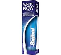 Signal Lot de 4 dentifrices White Now pour des dents 3 fois plus blanches immédiates* et un effet blanchissant longue durée ** Soin dentaire pour un usage quotidien 75 ml