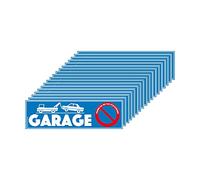 Signalétique.biz France - Lot de 18 Autocollants dissuasifs - Garage ! -