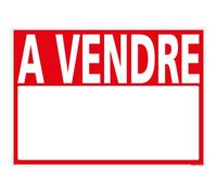 Signalétique.biz France - Panneau - A Vendre - Plastique rigide AKILUX 3,5mm - Dimensions 700 x 500 mm - Protection Anti-UV