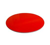 Signalétique.biz France - Panneau Composite Aluminium Couleur 3 mm Rond. Plaque aluminium Composite. Plaque Alu Couleur Ronde 3 mm. Composite Aluminium Couleur - Diamètre 500 mm - Rouge