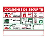 Signalétique.biz France - Panneau Consignes de Sécurité - Protection Anti-UV - Dimensions 420x300 mm - Plastique Rigide PVC 1,5 mm