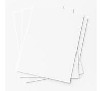 Signalétique.biz France - Plaque PVC Rigide 1 mm Format A3 - Support Blanc pour Maquettes, Modélisme, Découpes, Prototypes et Activités Créatives